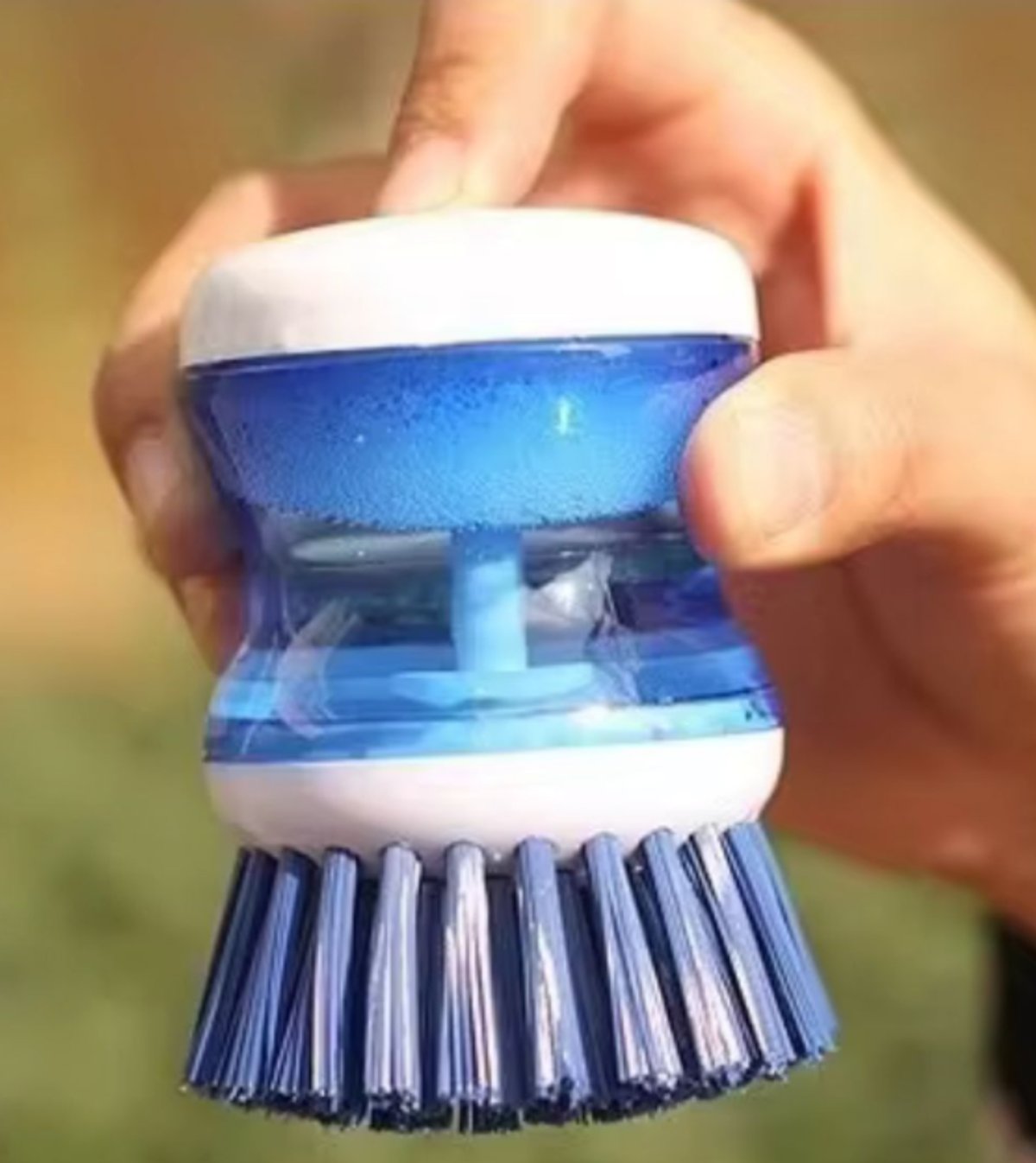 🧽 Cepillo Dispensador + Paños de Acero Multiuso (2 en 1) - 2