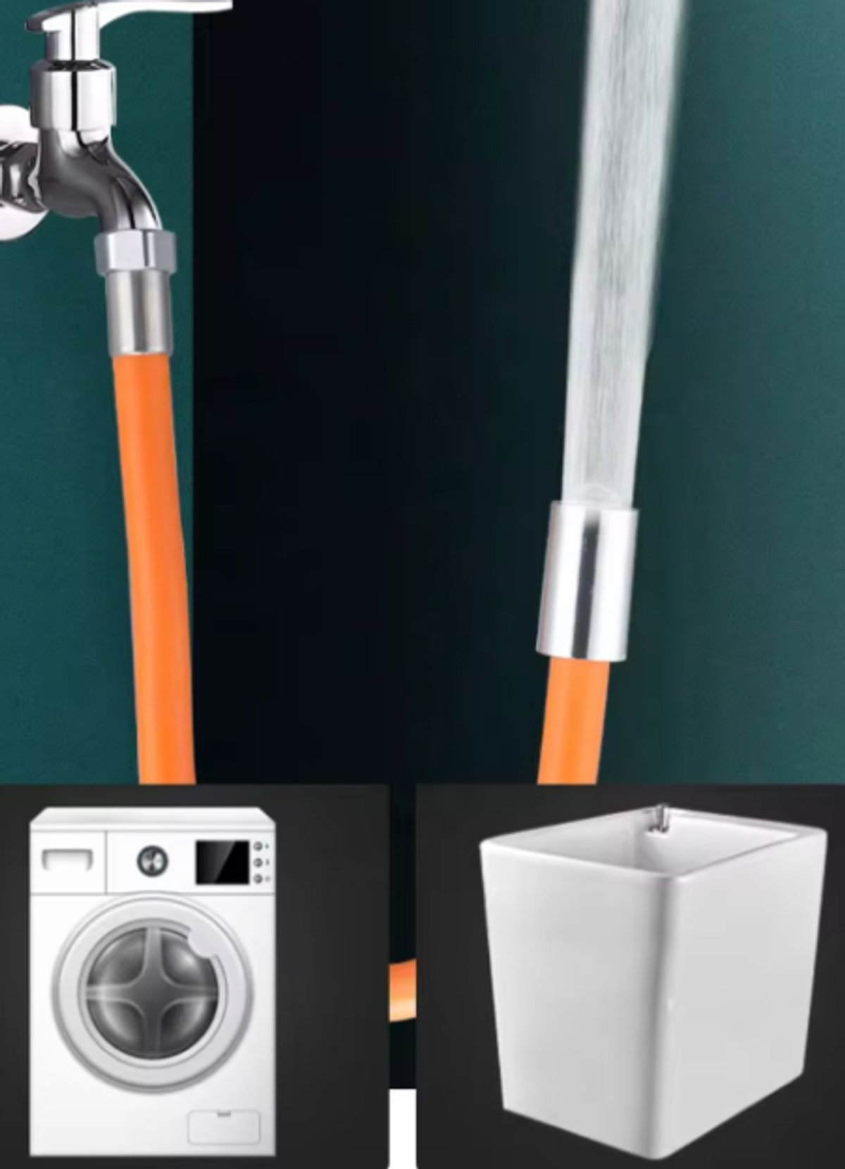 Extensor Flexible para Grifo 30 cm  - 4