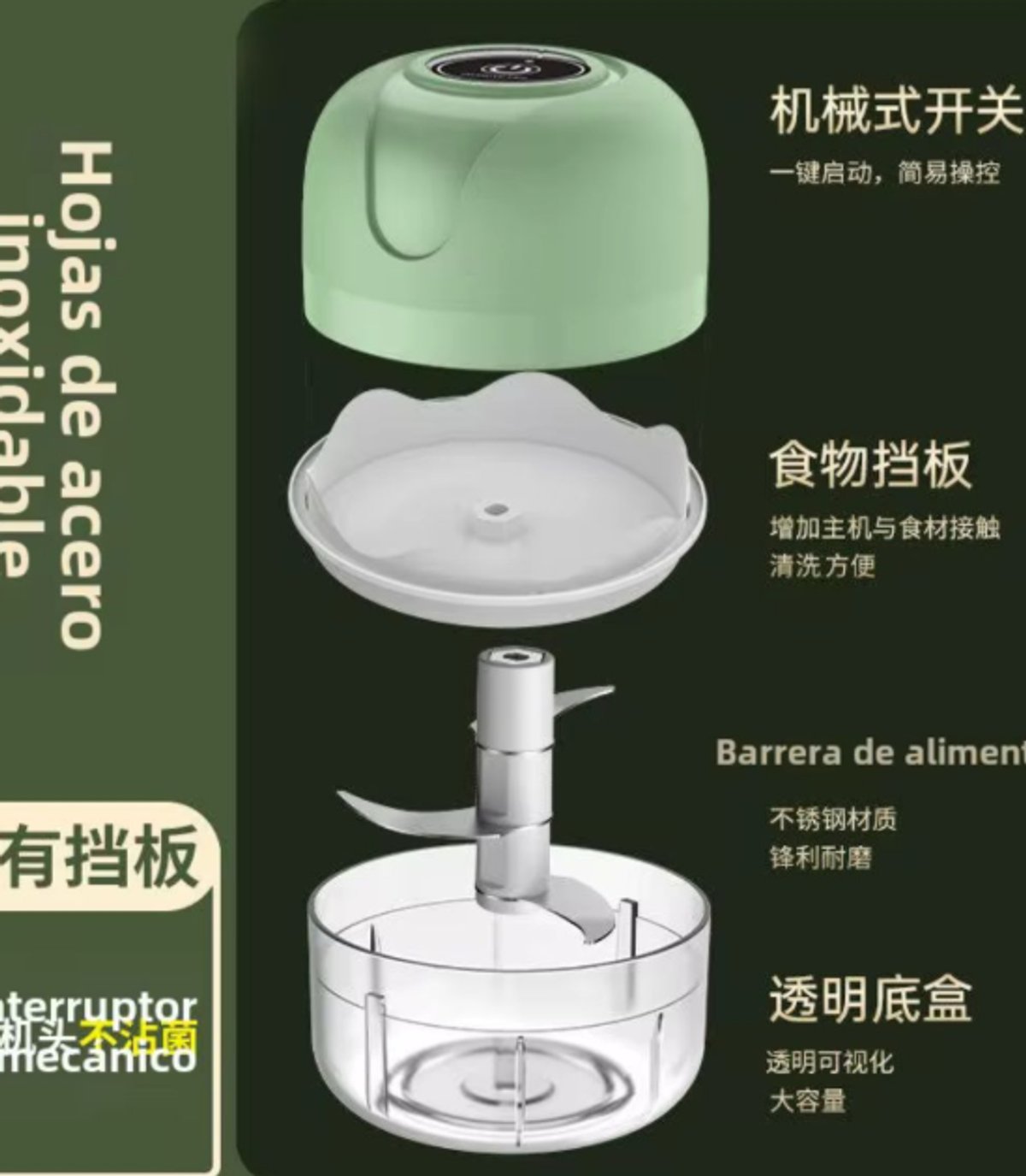 Mini Cortador Eléctrico de Alimentos - 2