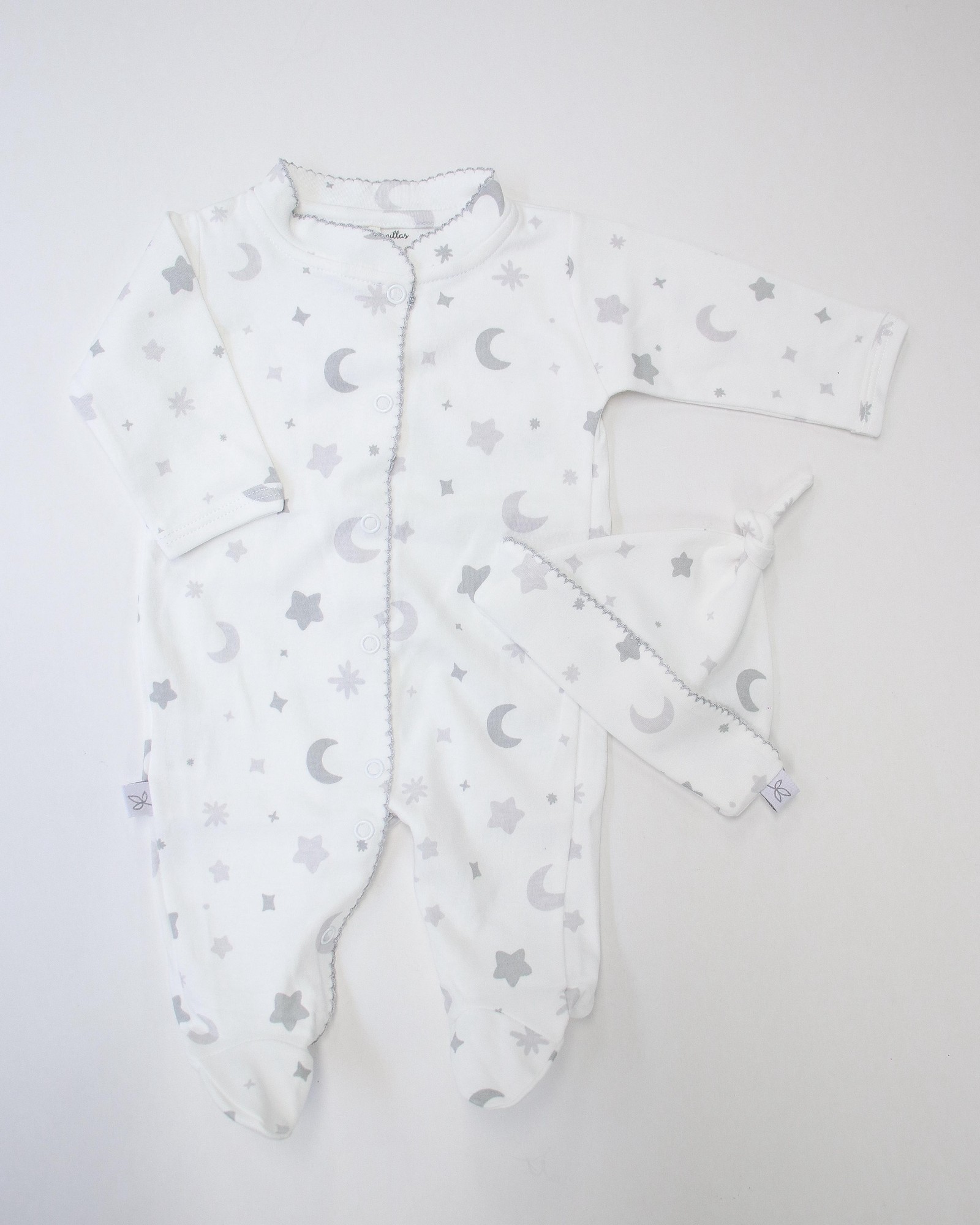 Osito Florencia- Estamp. Luna y Estrellas Grises. Cod. 51 