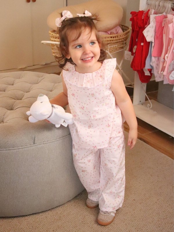 Conjunto Amara- Rosa Floreado Cod.677