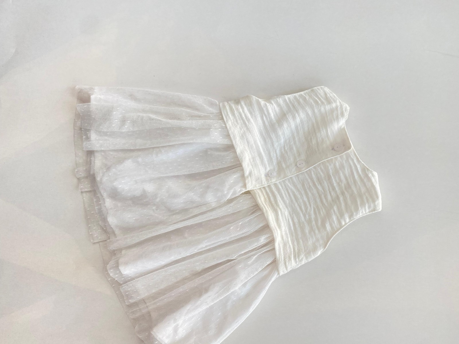 Vestido C/Plumeti y Lino Trinidad- Cod. 563 - 2