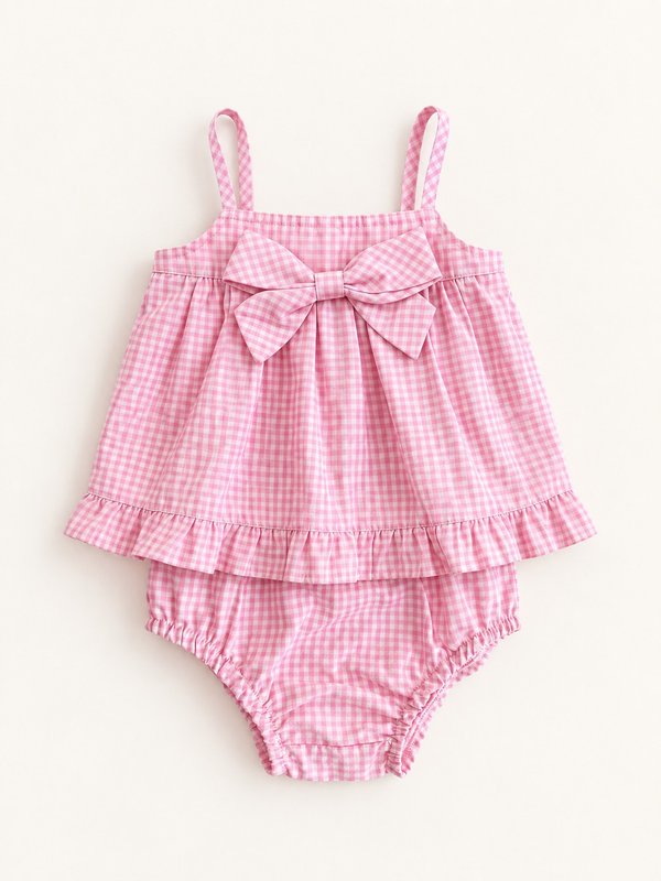 Conjunto Natalia- Rosa Cuadros Cod.678