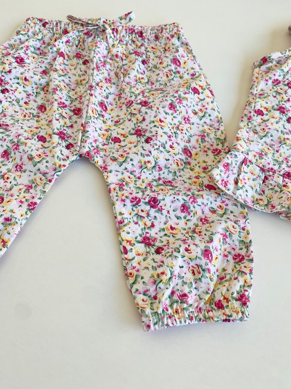 Conjunto Cecilia- Blanco Floreado. Cod.679