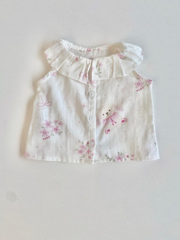Blusa Adara- Floreado Rosas c/Conejitos Cod. 664