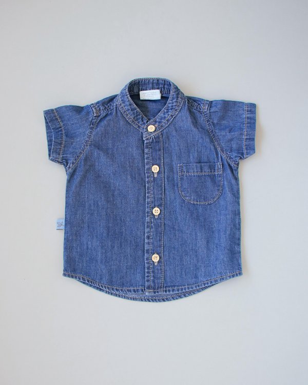 Camisa Villarrica- Azul Jeans Cod. 602