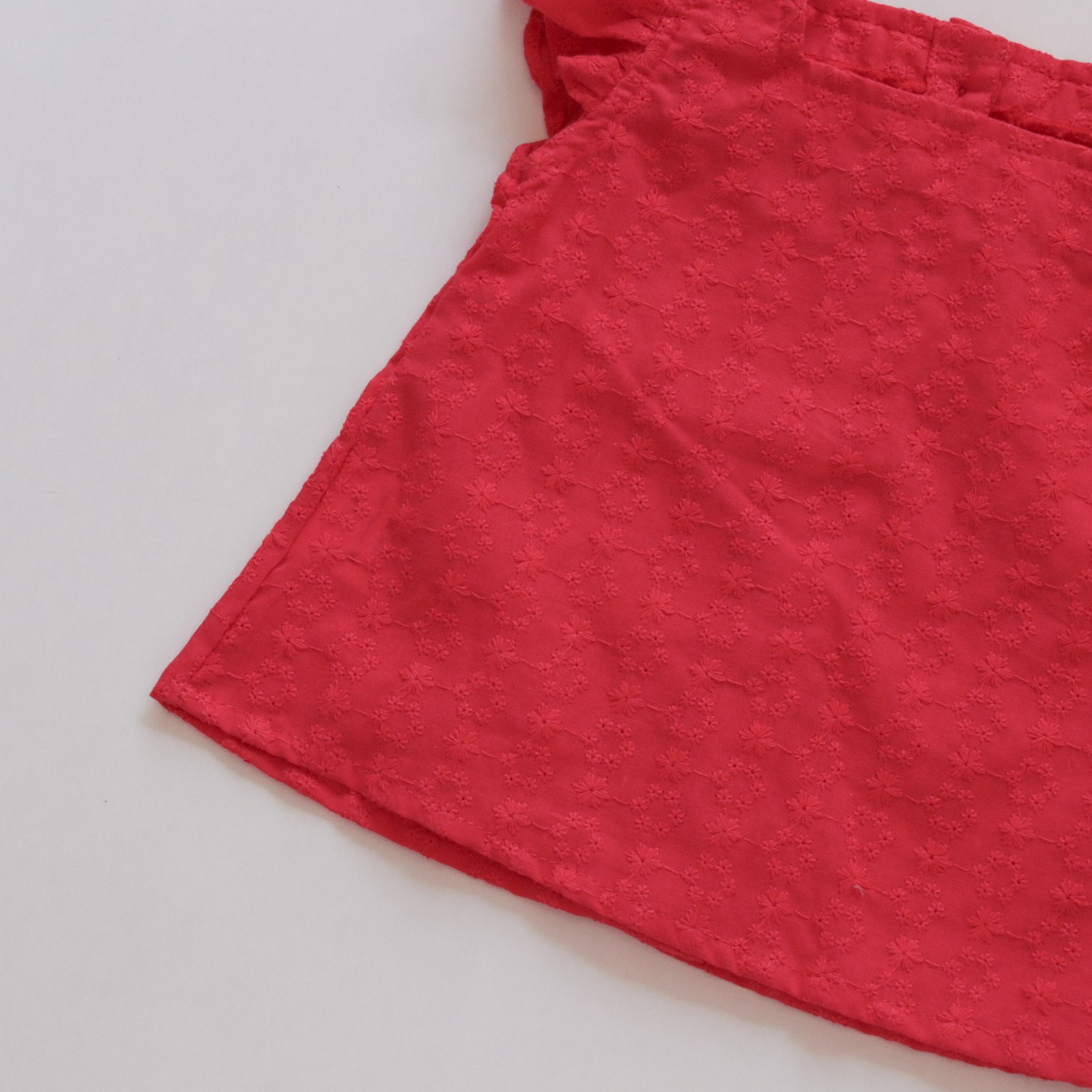 Blusa C/Escote Cuadrado Mafra- Rojo Cod. 362 - 2