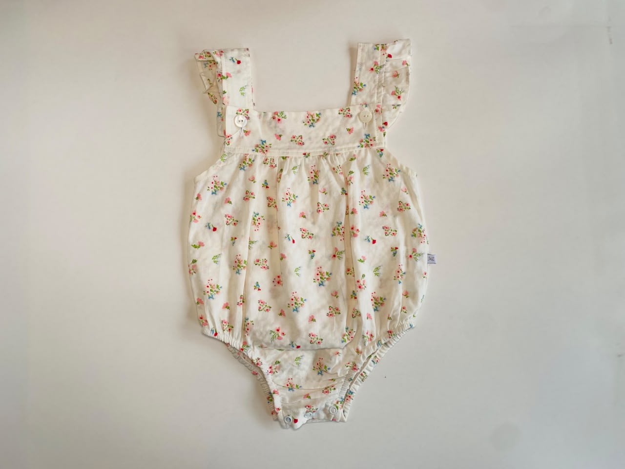 Babuchona Esquel- Blanco Floral Cod. 690