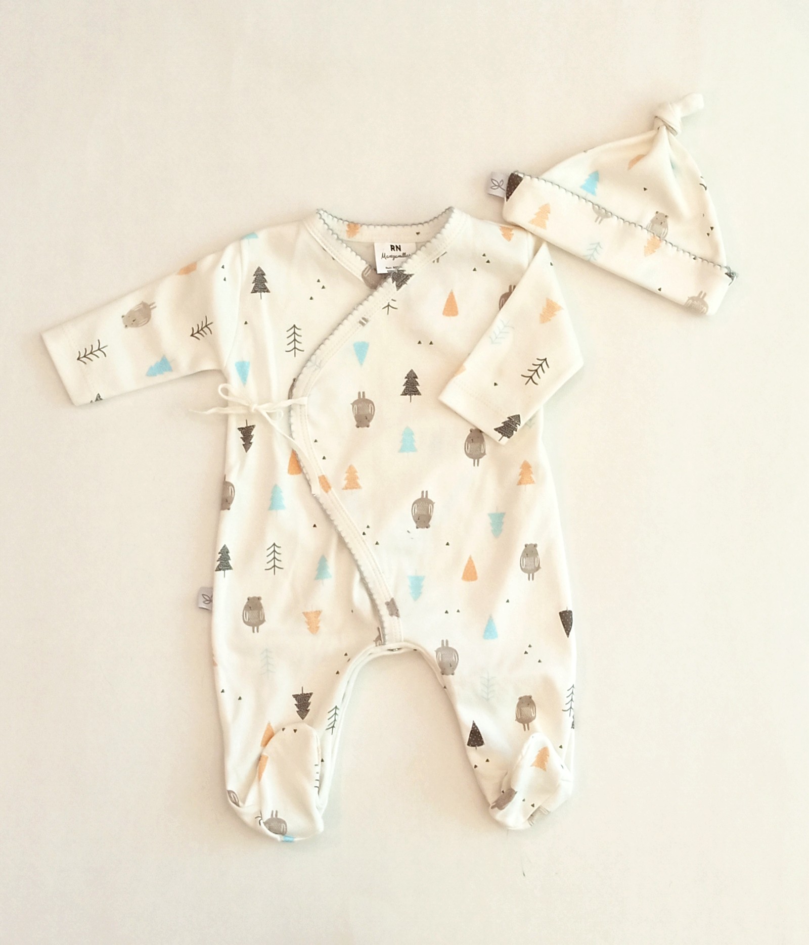 Osito Cruzado Atadito C/Picueta Amsterdam- Ositos Arbolitos Unisex- Cod.515 