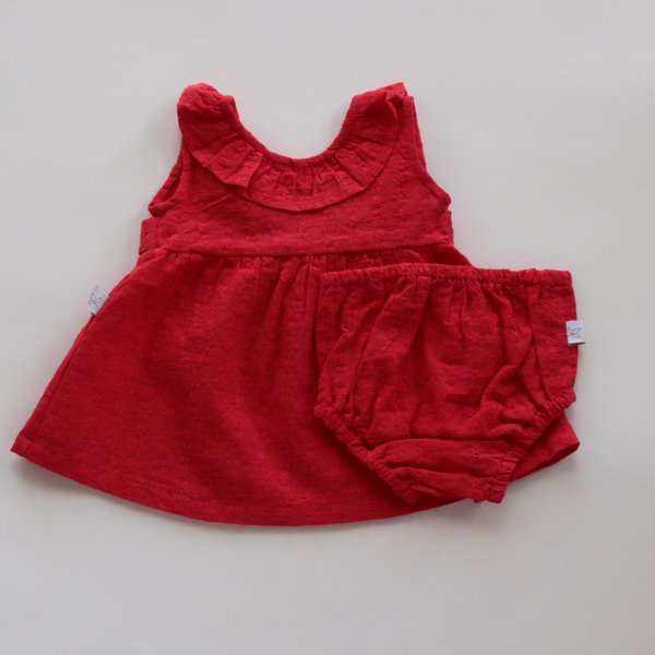 Vestido C/Bombacha Grecia- Rojo Cod.357