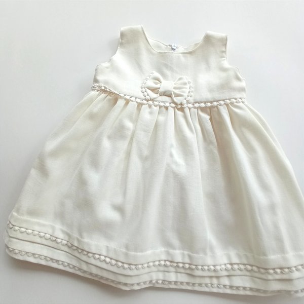 Vestido C/Moño en el Pecho Adana- Beige Cod.140