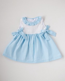 Vestido  Pirayu- Turquesa Rayas Cod. 581
