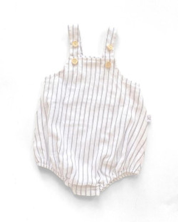 Jardinera Atyra-Blanco Rayas Gris Unisex Cod. 562