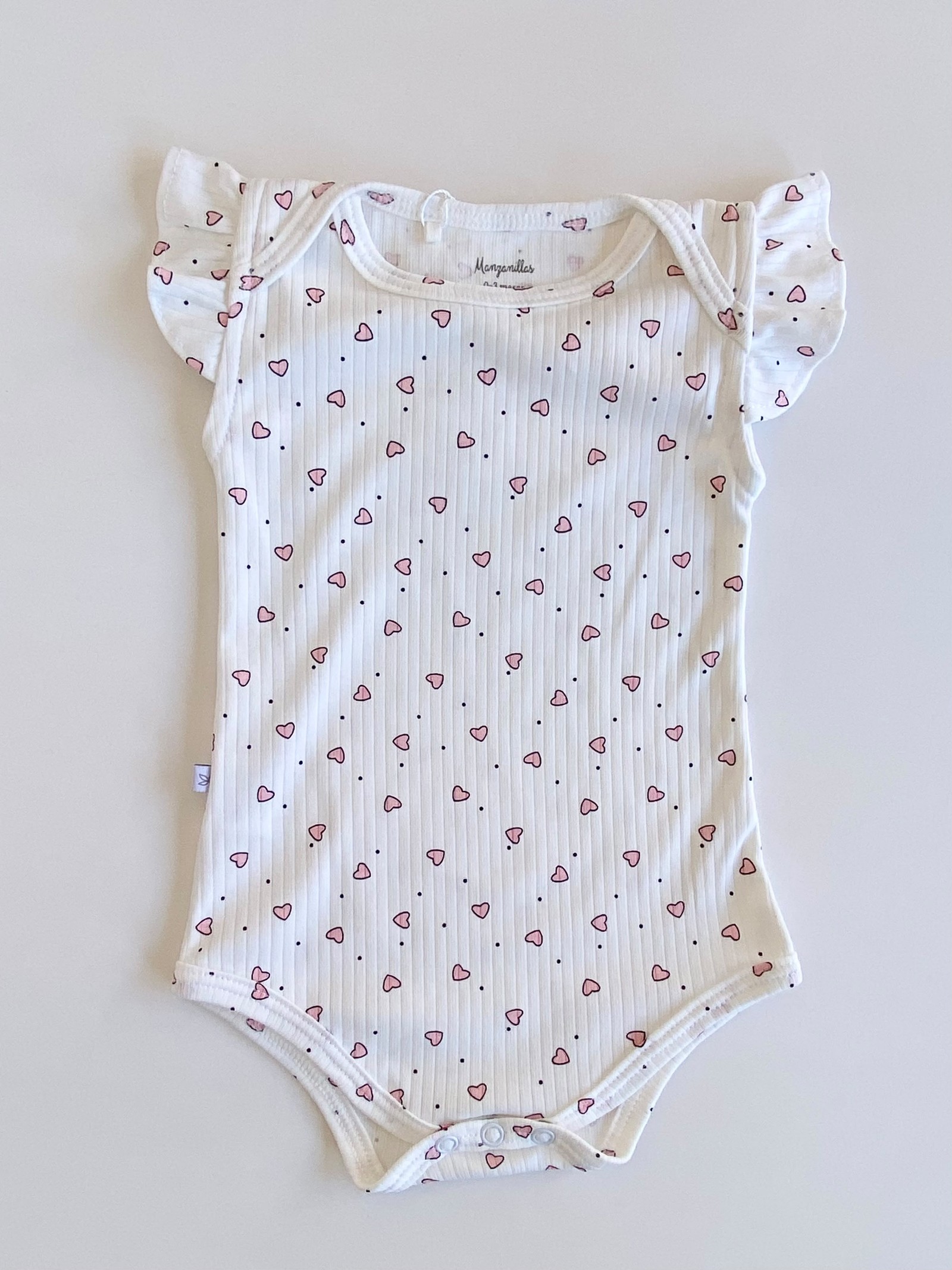 Body  Valentina- Estamp. Corazones y Puntos. Cod. 672 