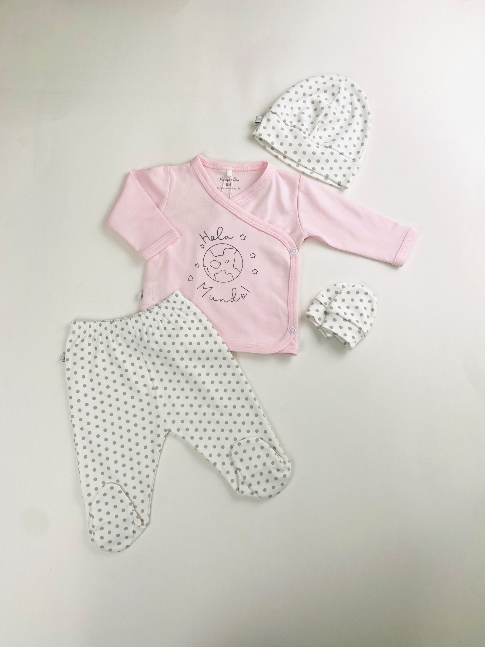 Conjunto Savannah Hola Mundo- Rosa Cod.463