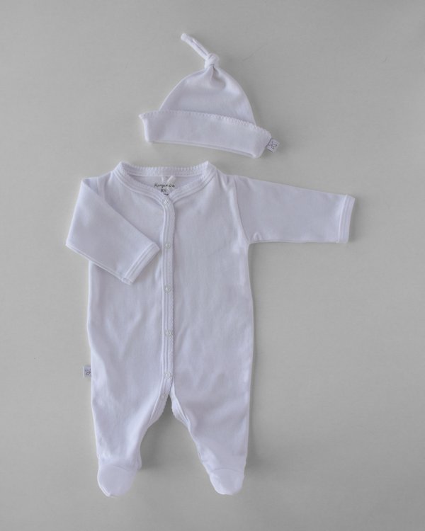 Osito C/picueta liso Houston- Blanco Cod.489