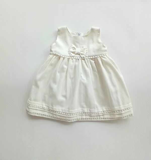 Vestido C/Moño en el Pecho Adana- Beige Cod.140