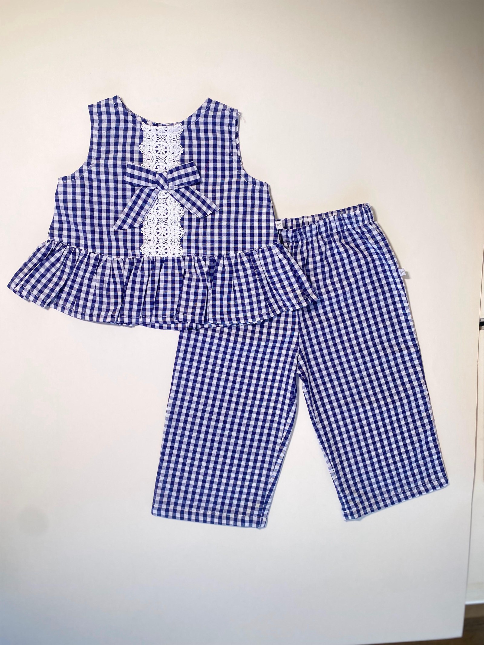 Conjunto Aitana- Azul a Cuadros Cod.675 