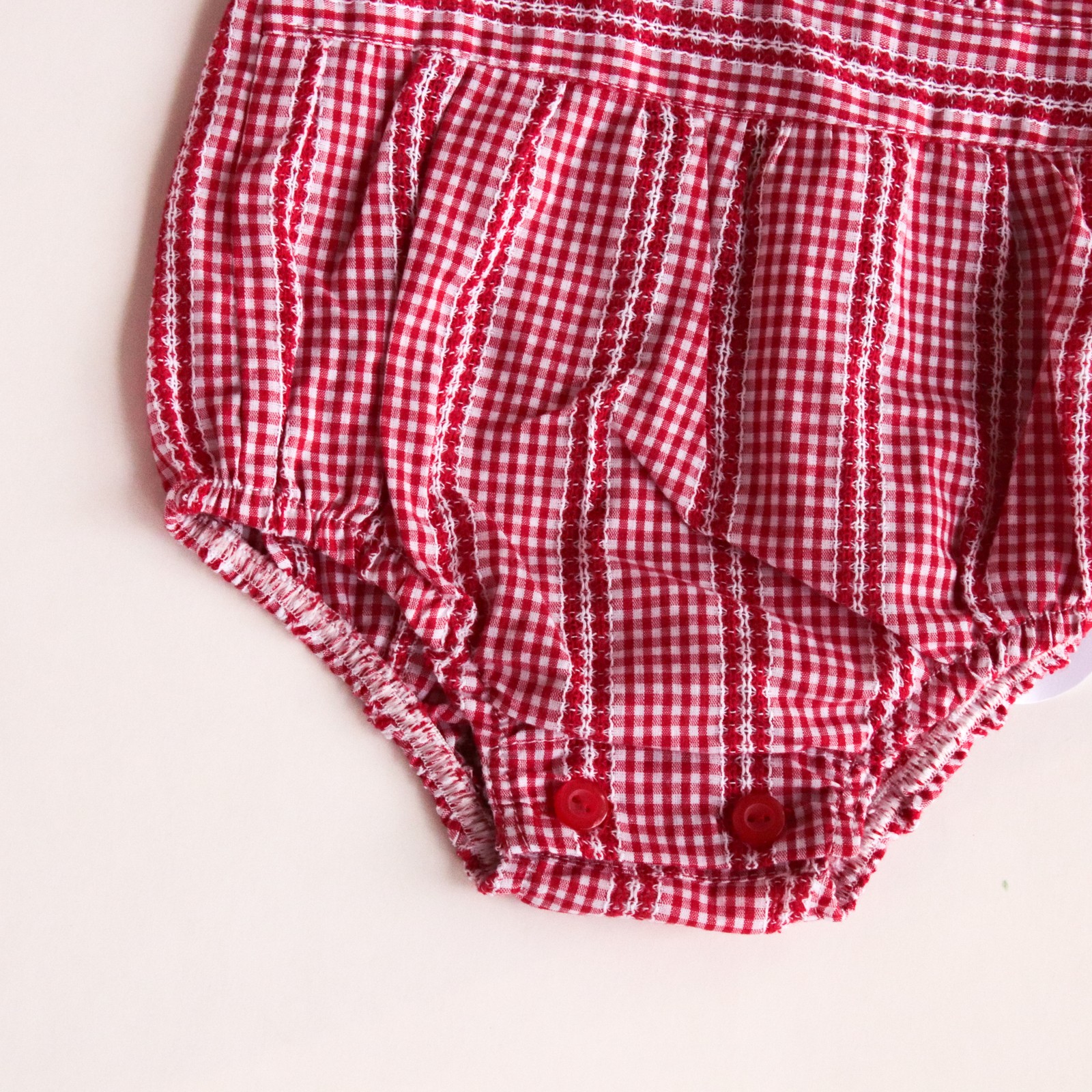 Babuchona Shannon- Rojo a Cuadritos Cod. 1539 - 3