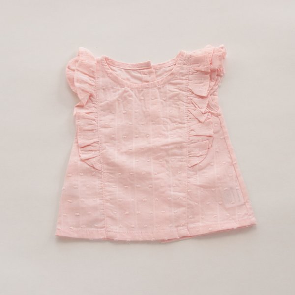 Blusa Bethany- Salmón Plumeti Cod. 96