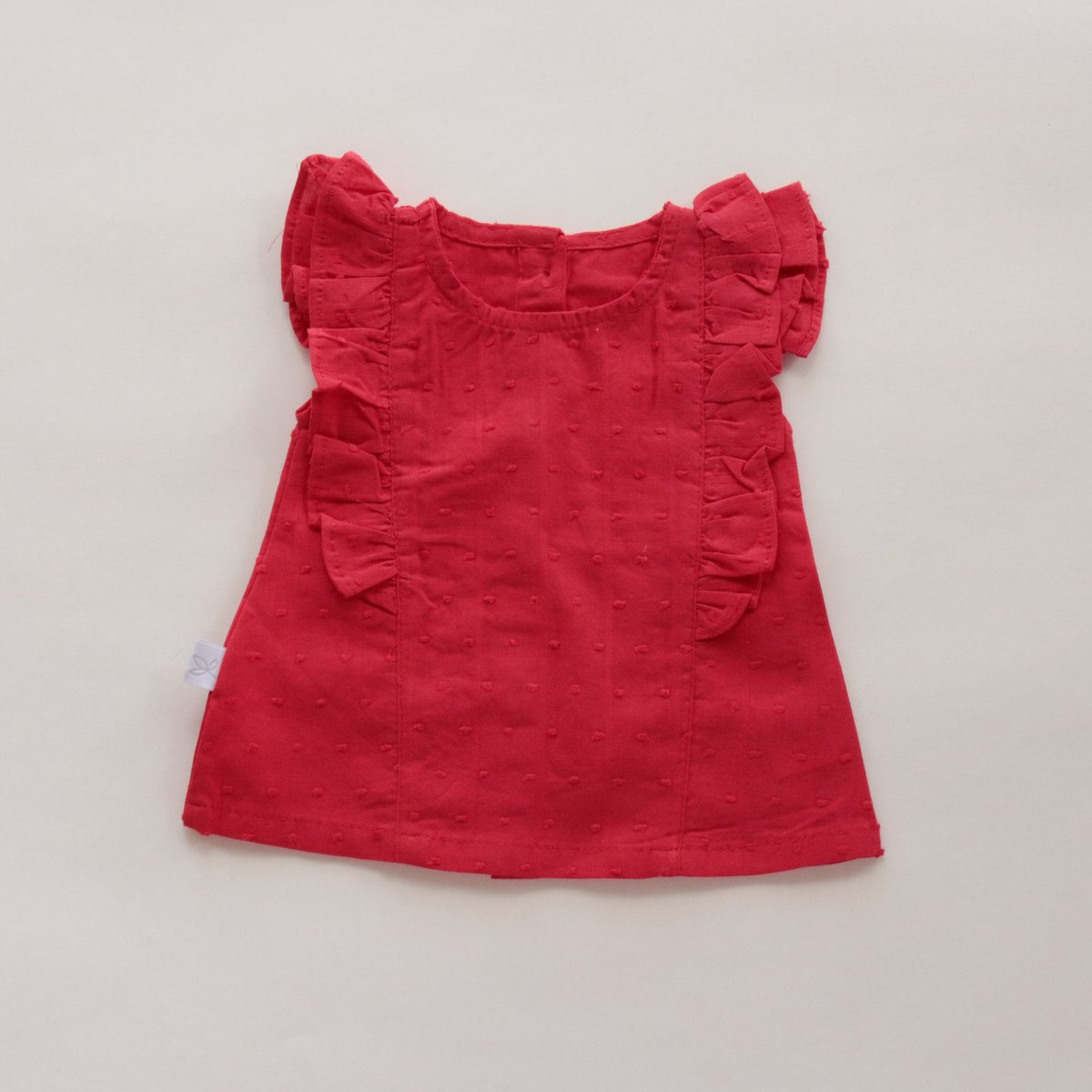 Blusa Bethany- Rojo Plumeti Cod. 96  - 2