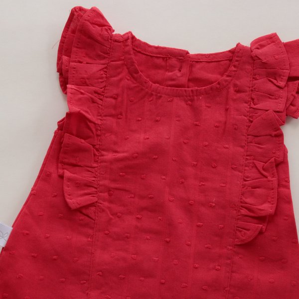 Blusa Bethany- Rojo Plumeti Cod. 96