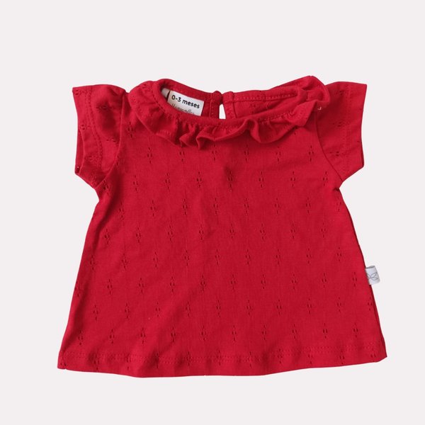 Blusa Roseau- Rojo Cod. 97 