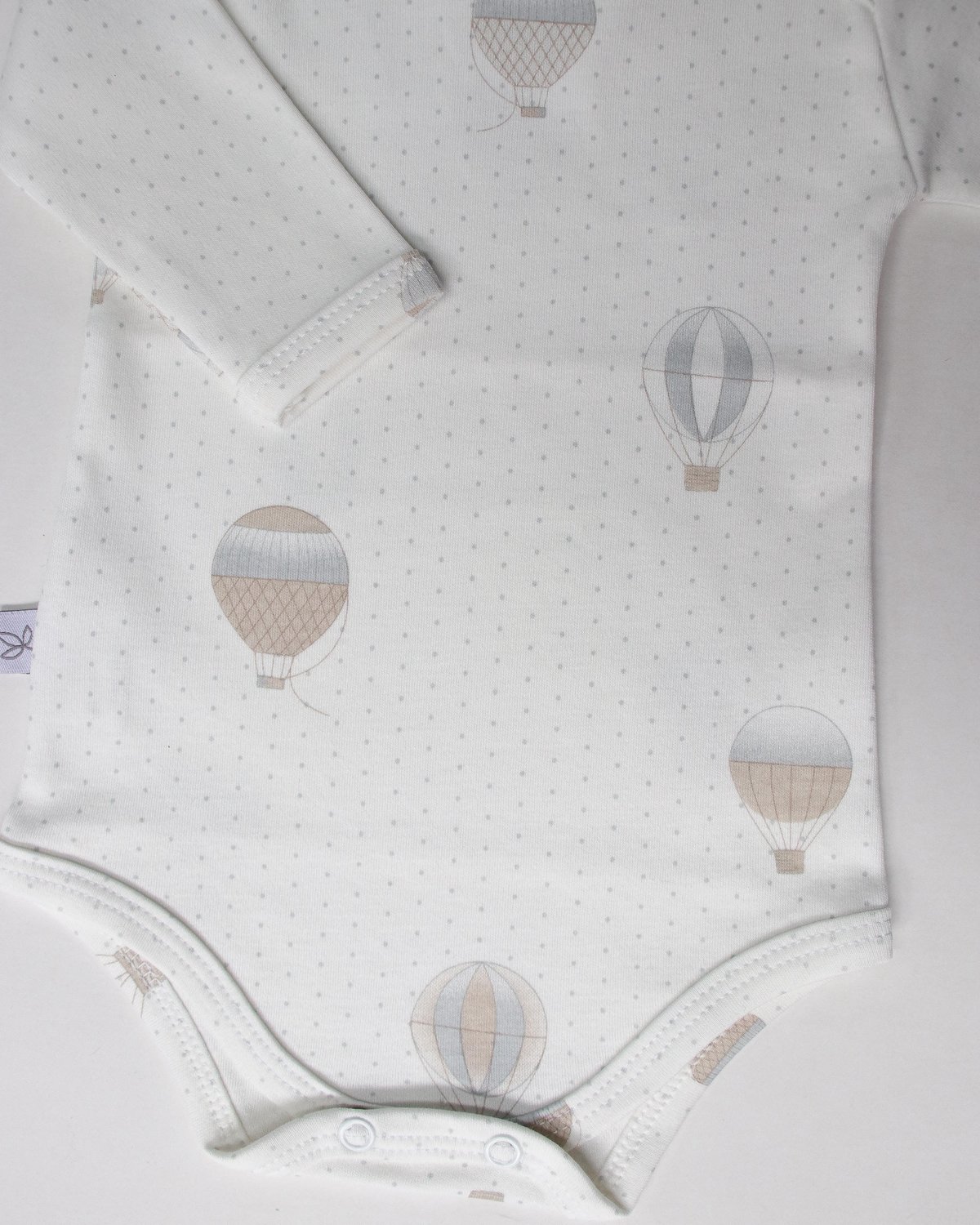 Body Formosa- Globos c/ Motas Grises Cod. 521  - 2