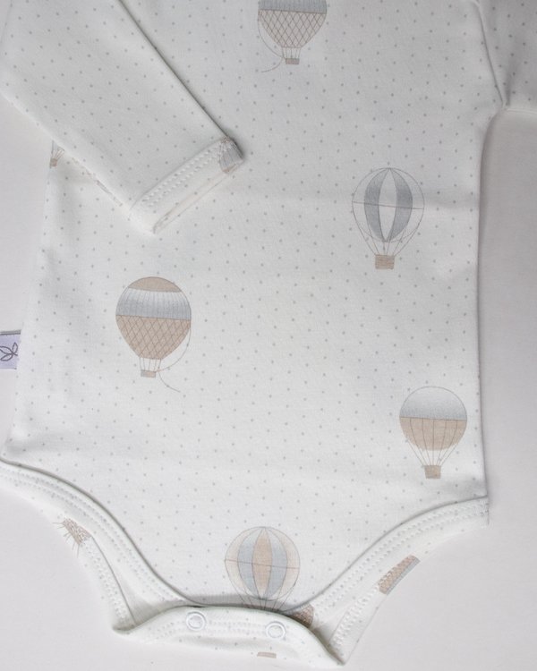 Body Formosa- Globos c/ Motas Grises Cod. 521