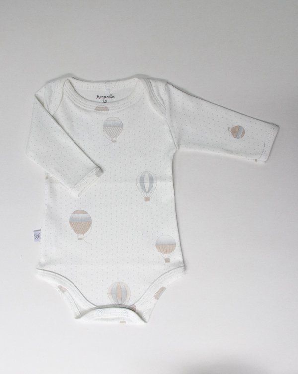 Body Formosa- Globos c/ Motas Grises Cod. 521