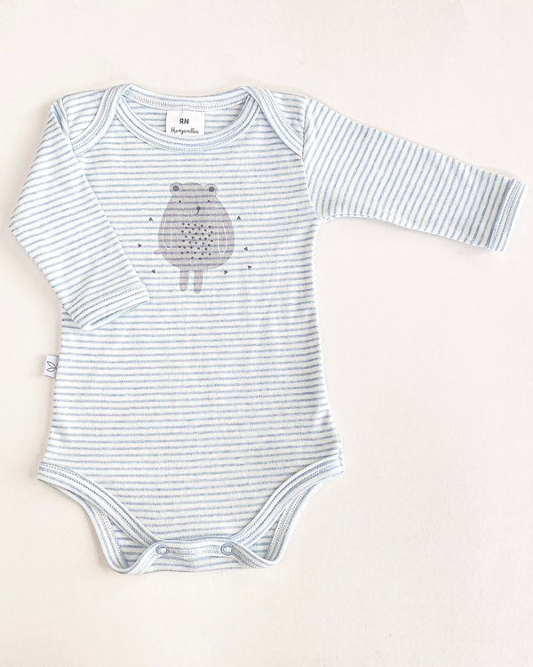 Body Modena- Celeste Rayas Osito Cod.549