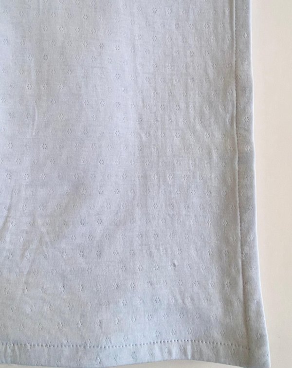 Manta Doble Algodón Sami- Celeste Cod.671 