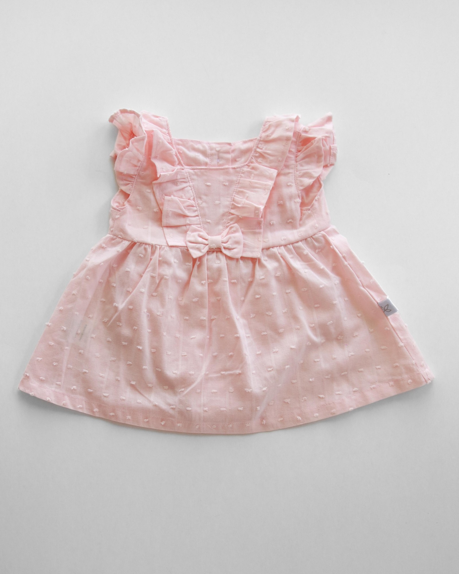 Vestido C/Bombacha de Plumeti  Adelaide- Salmon Cod. 355 