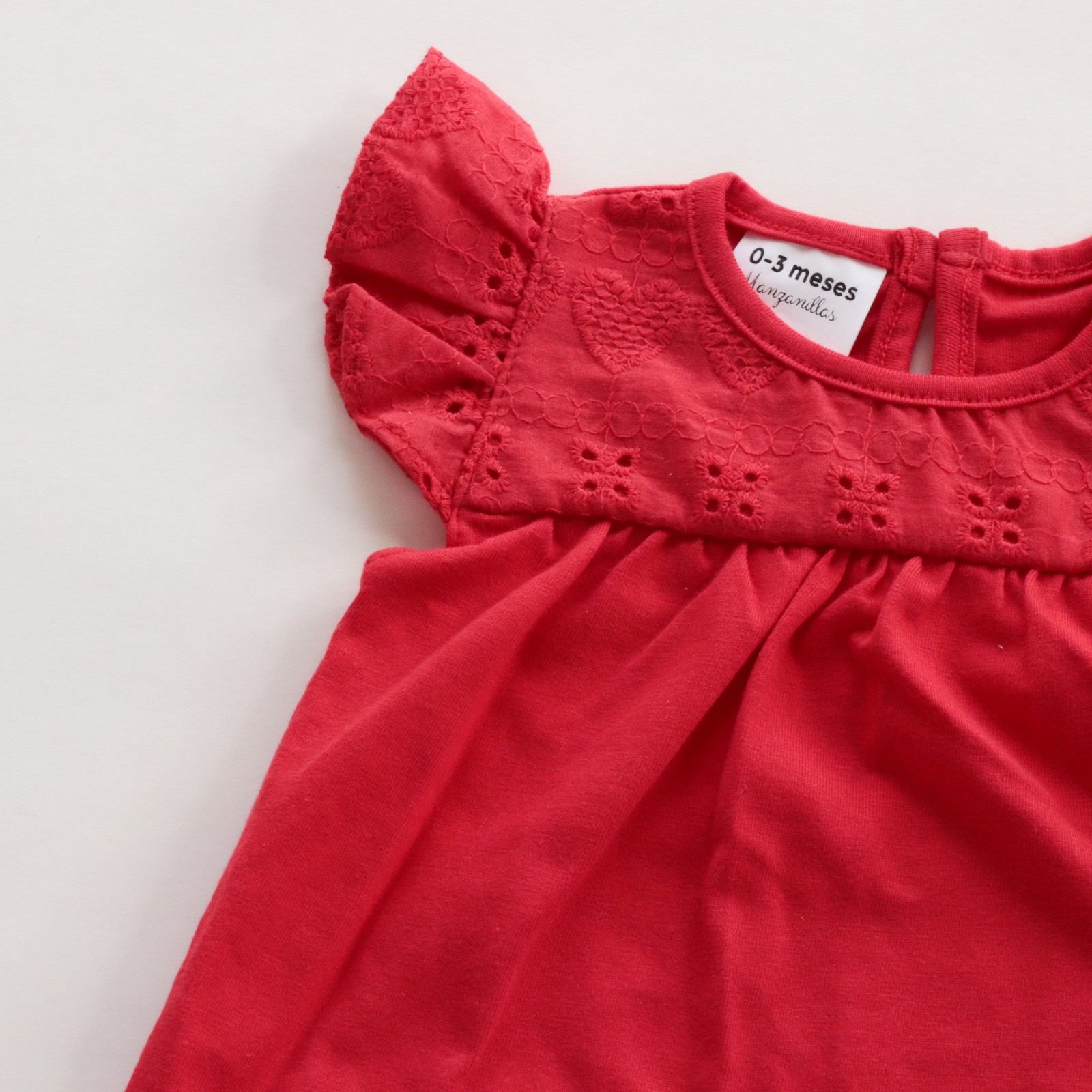 Blusa con manguitas Pilar- Rojo Cod.351 - 2