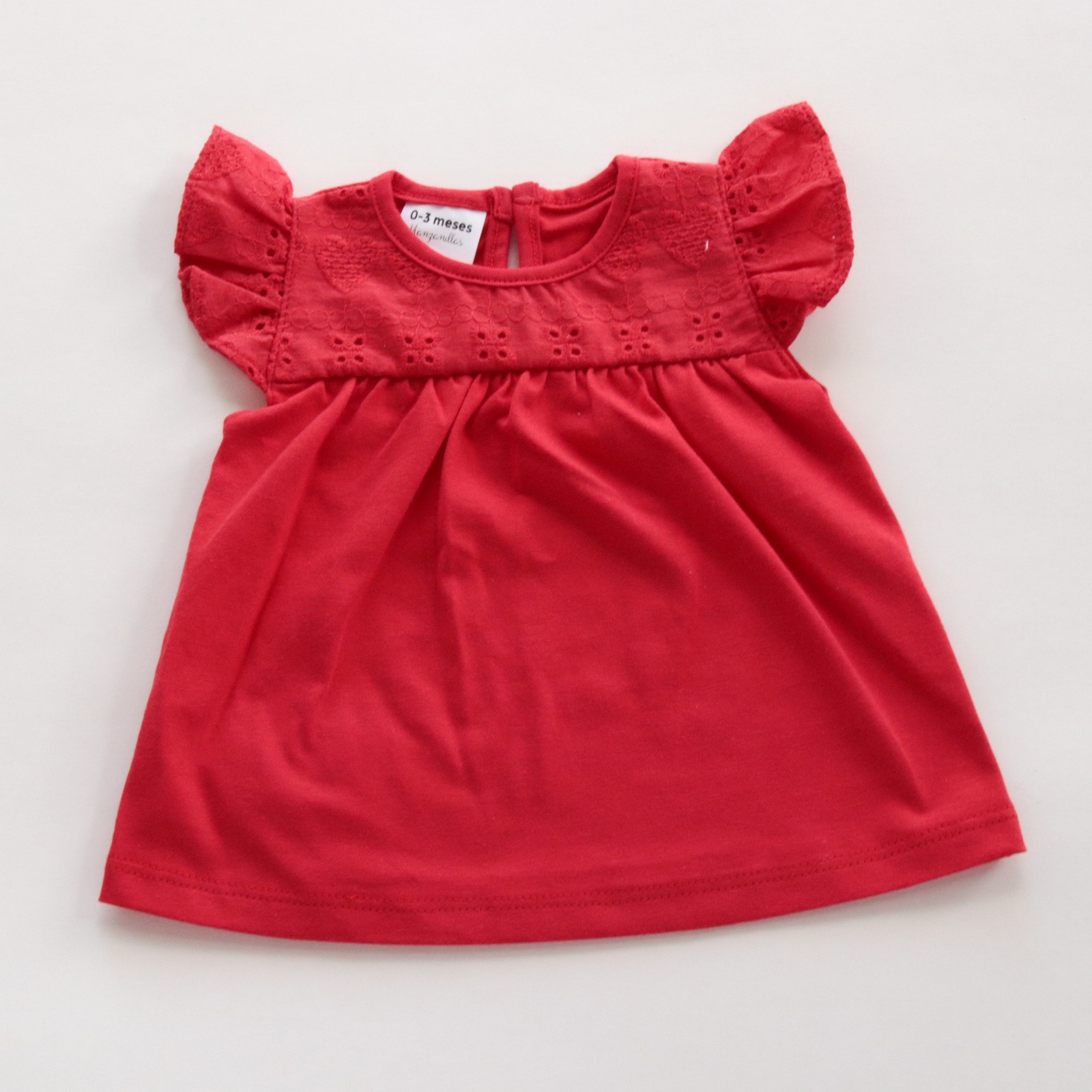 Blusa con manguitas Pilar- Rojo Cod.351