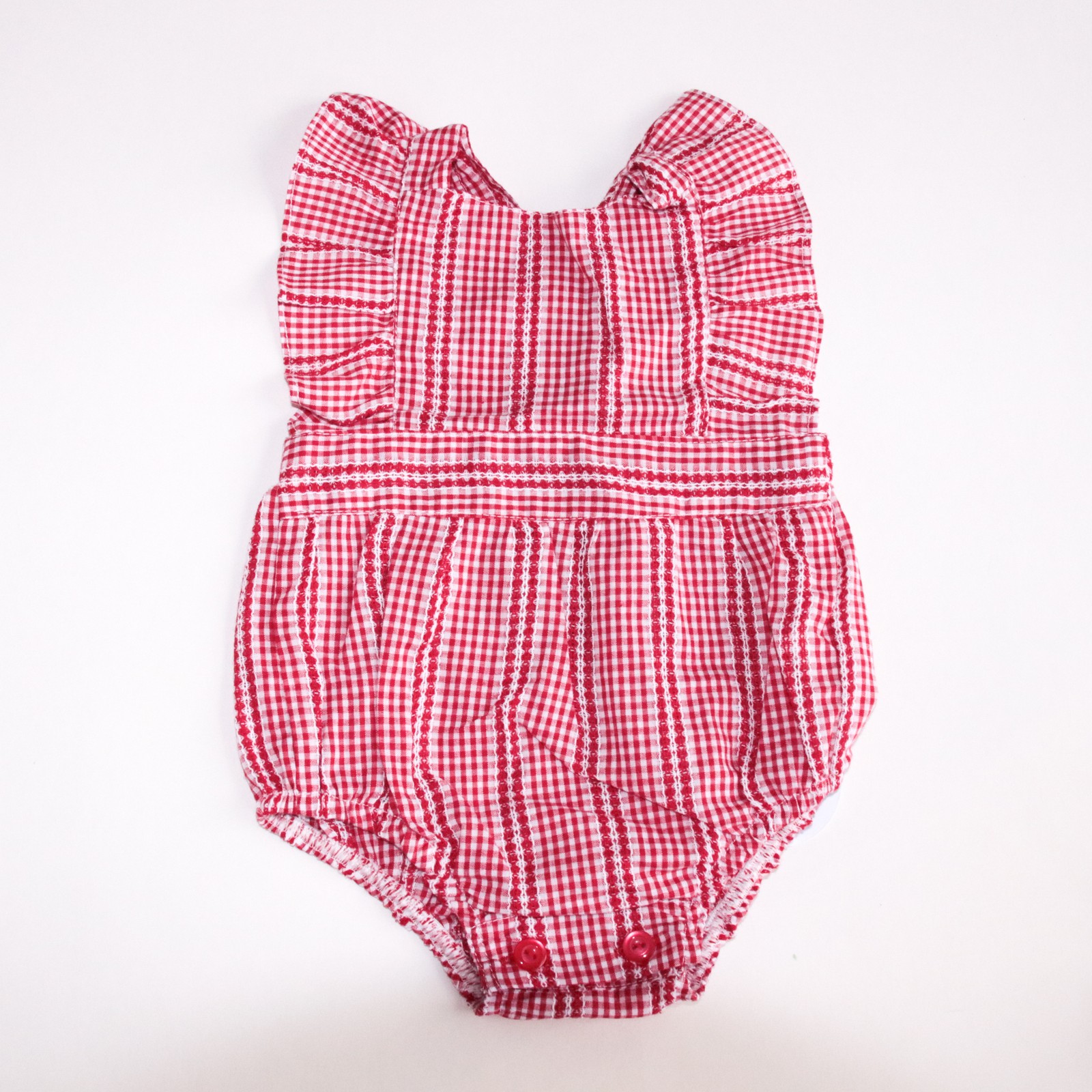 Babuchona Shannon- Rojo a Cuadritos Cod. 1539