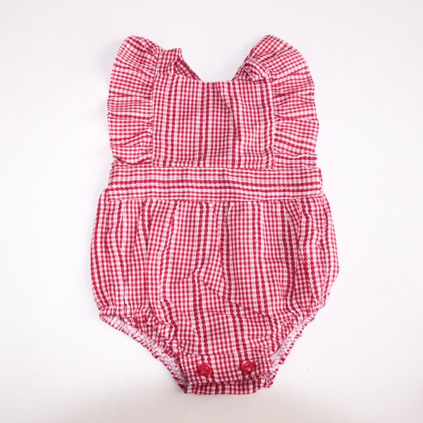 Babuchona Shannon- Rojo a Cuadritos Cod. 1539