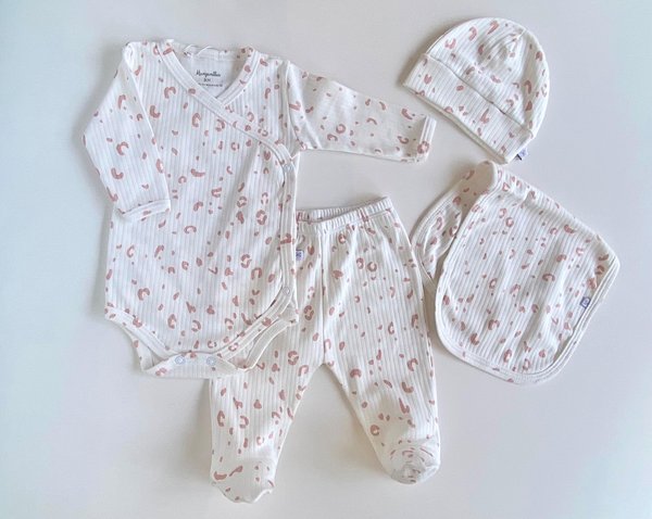 Conjunto Body La Rioja- Rosa Animal Print. Cod.688