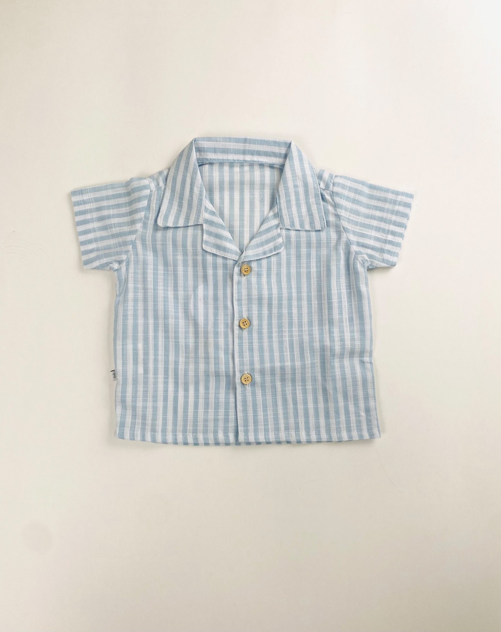 Camisa Altos- Celeste Rayas  Cod. 577  