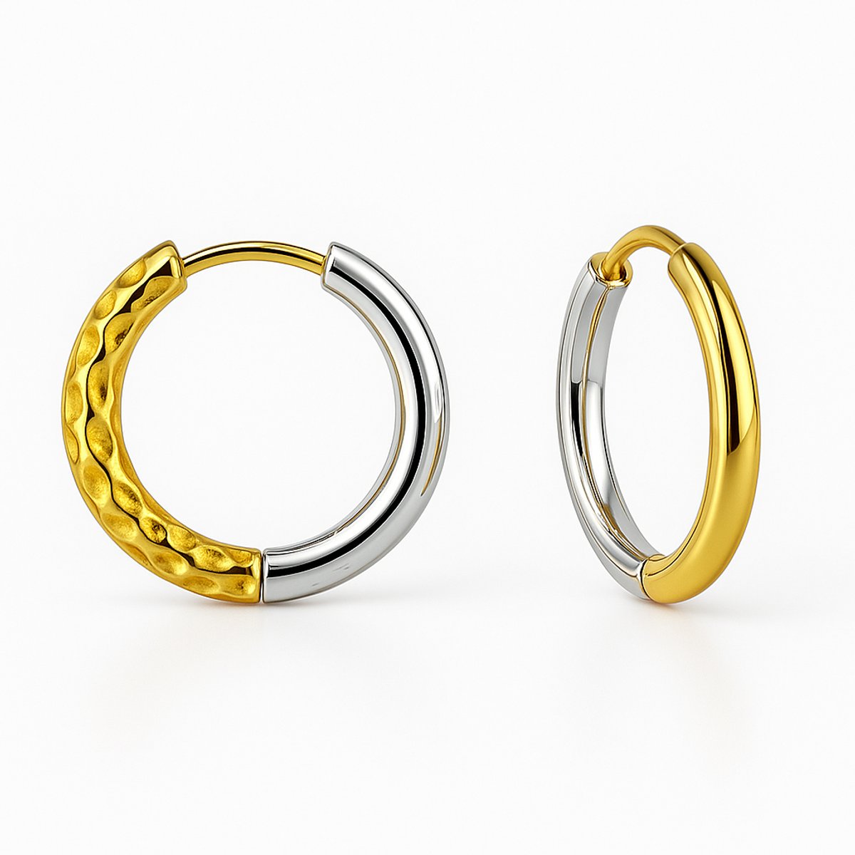 Hoop Bicolor Texturado