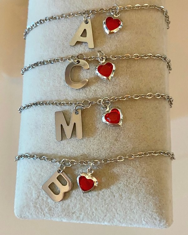 Pulsera Inicial Silver