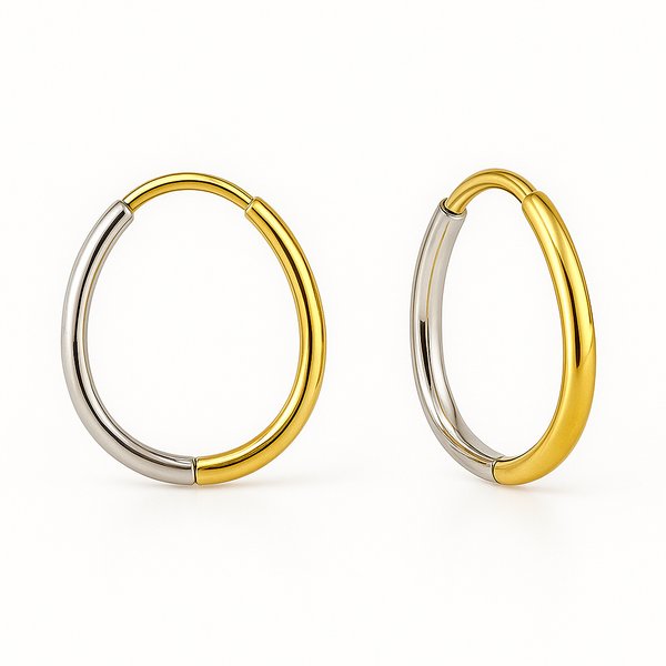 Hoop Bicolor Oval