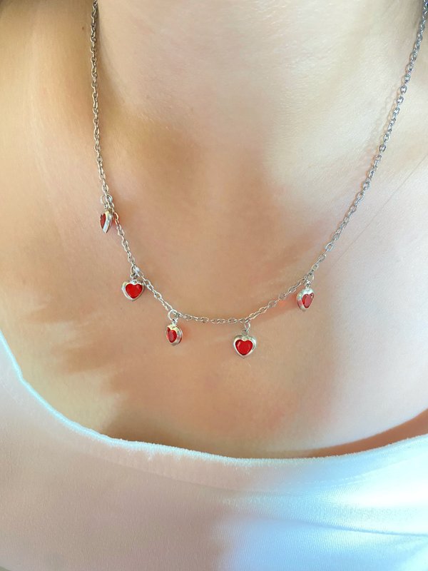 Collar Corazones