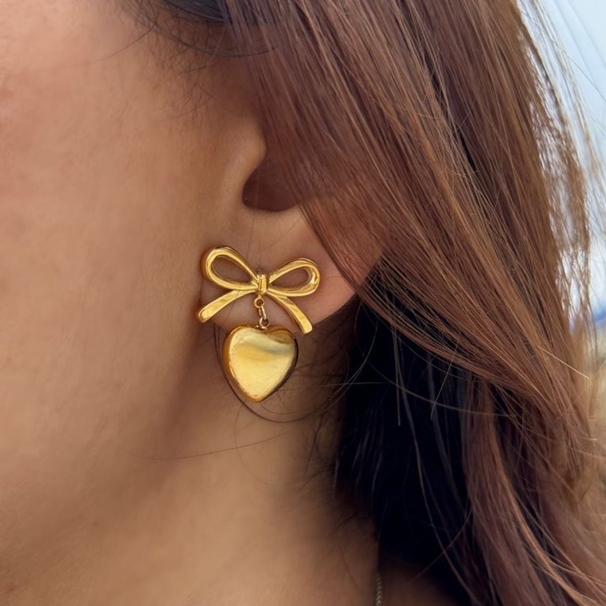 Hoop moño y corazón 