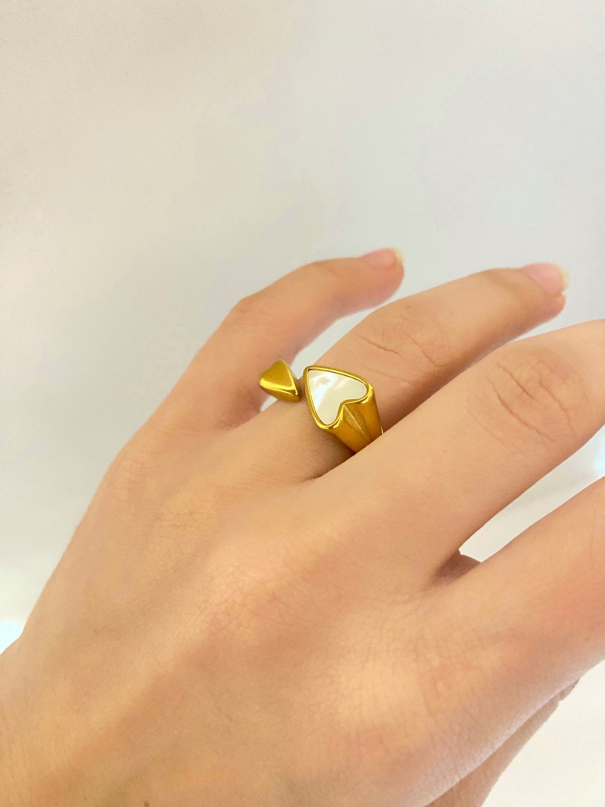 Anillo Corazón Nácar - 2