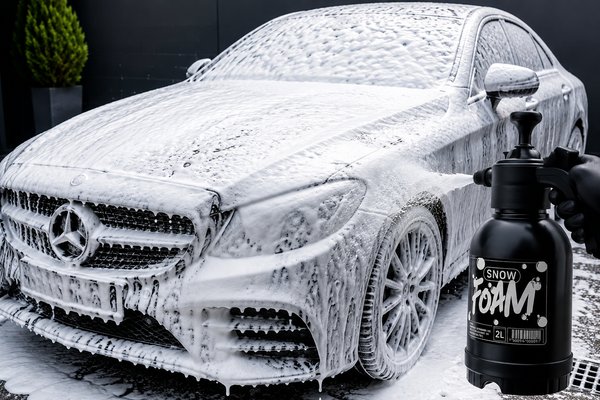 Snow Foam Pulverizador Manual Borrifador Alta Pressão 2 Litros Com 2 Bicos Espuma Automotivo Lavagem Carro Moto Limpeza