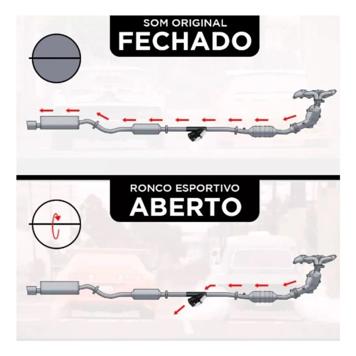 Difusor De Escapamento Esportivo Preto Toyota Corolla Controle - 2