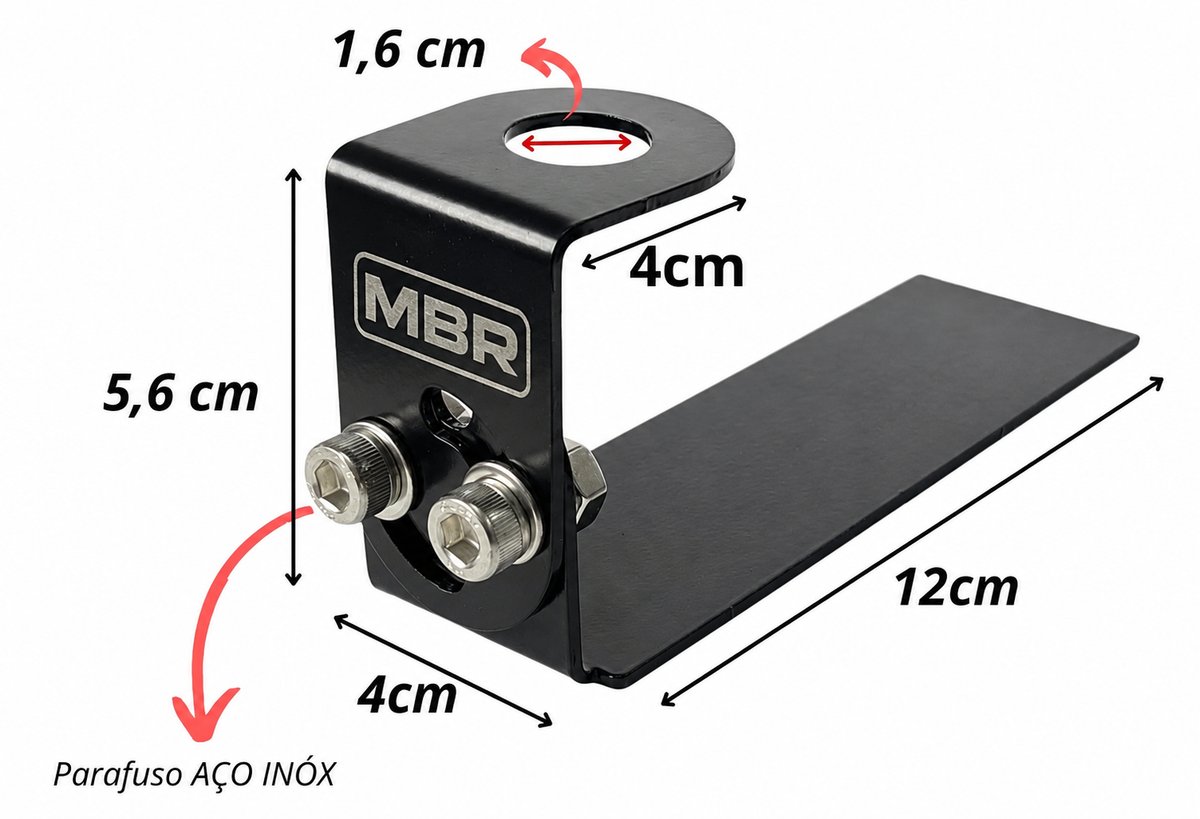 Kit Antena PX para Caminhonete – 1,35 m com Suporte Universal - 3