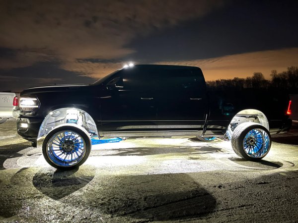 Kit 4 Rock Light LED para Caixa de Roda
