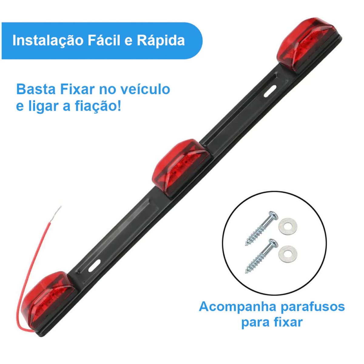 Kit Luz Led 3 Marias Lanterna Traseira  - 2